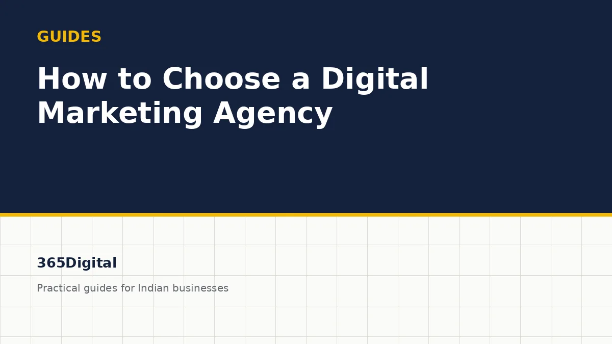 Business owner evaluating digital marketing agency proposals in India