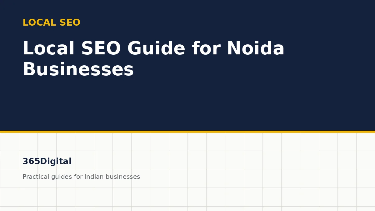Local SEO and Google Business Profile optimisation for businesses in Noida