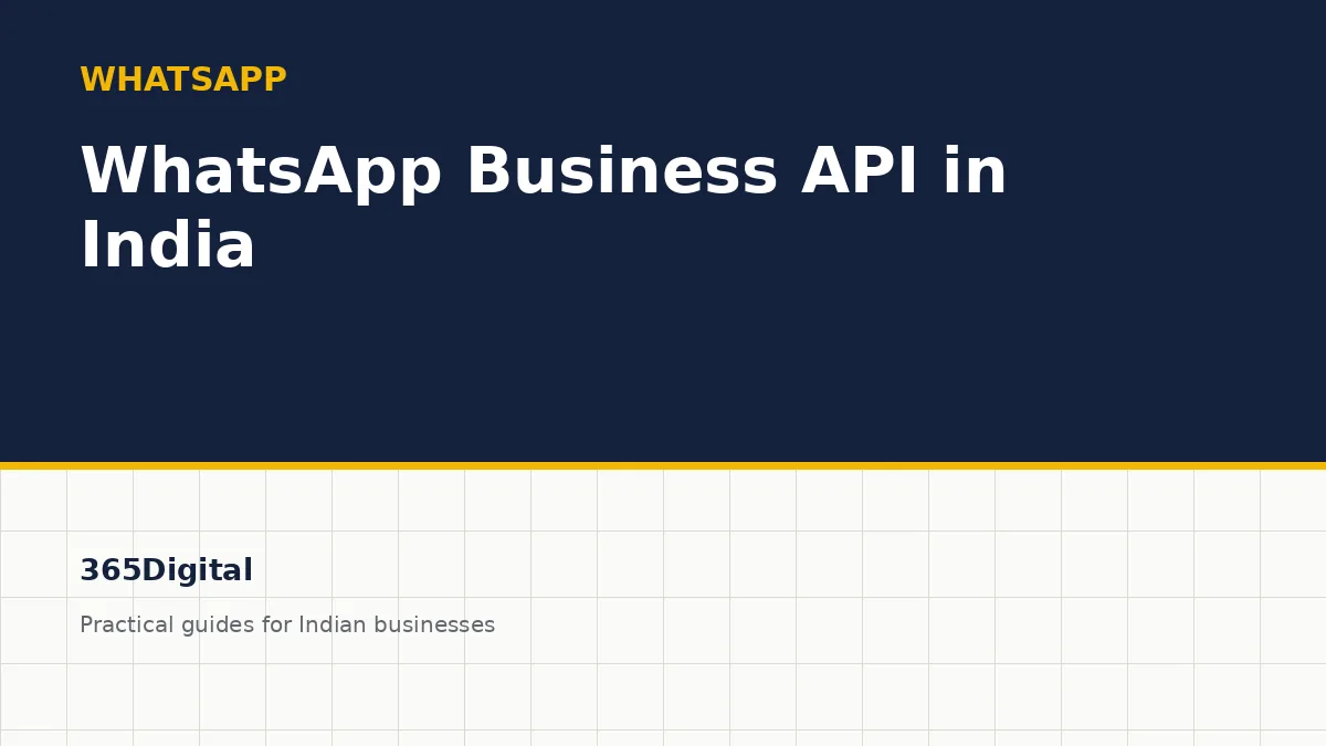 WhatsApp Business API setup and AI chatbot flow for Indian businesses