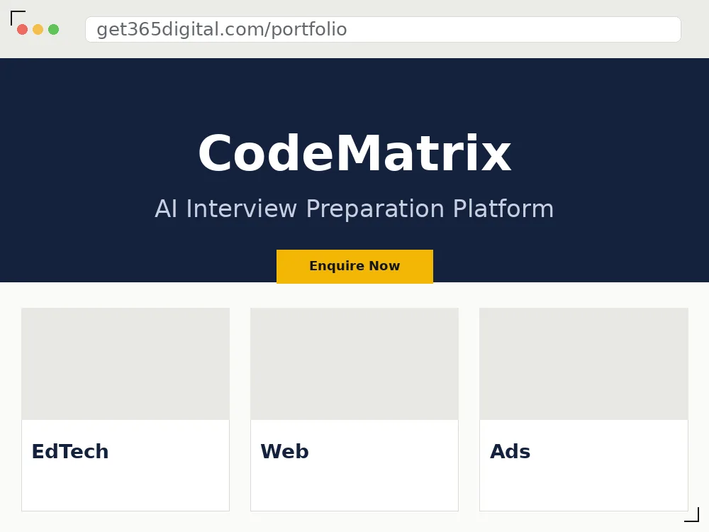 CodeMatrix AI interview preparation platform